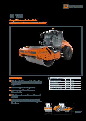 Enkele-trommelwals Hamm H 16i