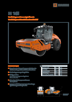Enkele-trommelwals Hamm H 16i