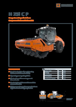 Enkele-trommelwals Hamm H 25i C P