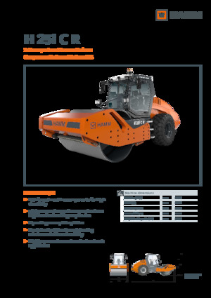 Enkele-trommelwals Hamm H 25i C R