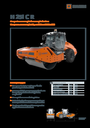 Enkele-trommelwals Hamm H 25i C R