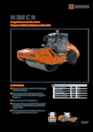 Enkele-trommelwals Hamm H 25i C R