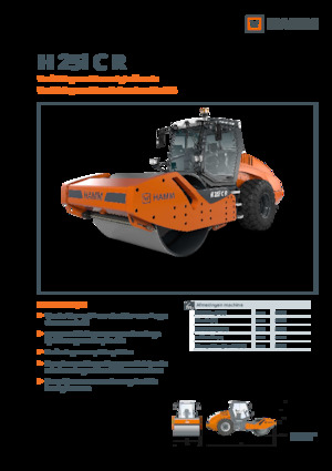 Enkele-trommelwals Hamm H 25i C R