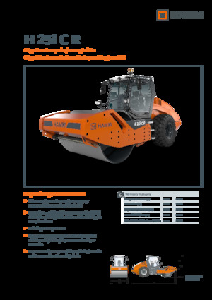 Enkele-trommelwals Hamm H 25i C R
