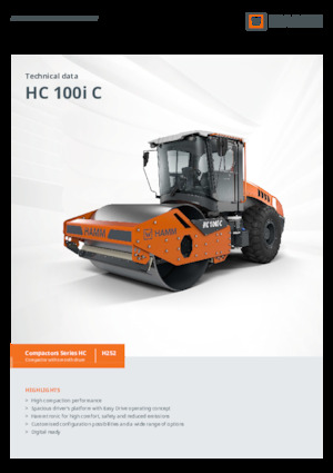 Enkele-trommelwals Hamm HC 100i C