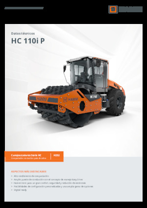 Enkele-trommelwals Hamm HC 110i P