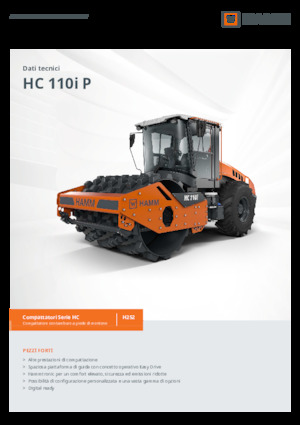 Enkele-trommelwals Hamm HC 110i P
