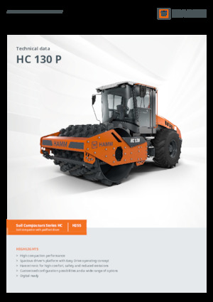 Enkele-trommelwals Hamm HC 130 P