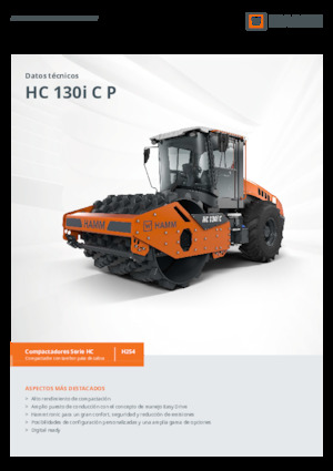 Enkele-trommelwals Hamm HC 130i C P