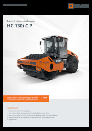 Enkele-trommelwals Hamm HC 130i C P
