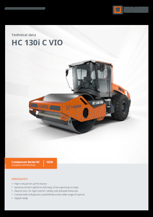 Enkele-trommelwals Hamm HC 130i C VIO