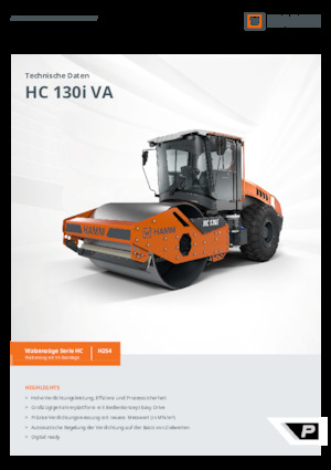 Enkele-trommelwals Hamm HC 130i VA