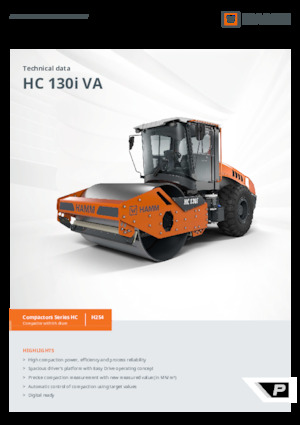 Enkele-trommelwals Hamm HC 130i VA