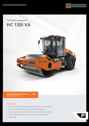 Enkele-trommelwals Hamm HC 130i VA