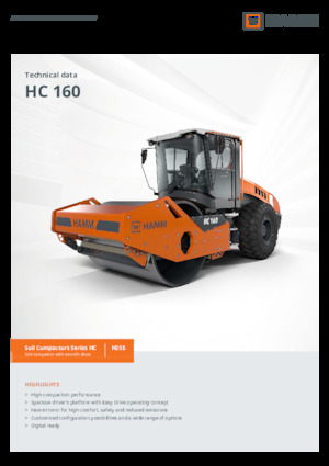 Enkele-trommelwals Hamm HC 160