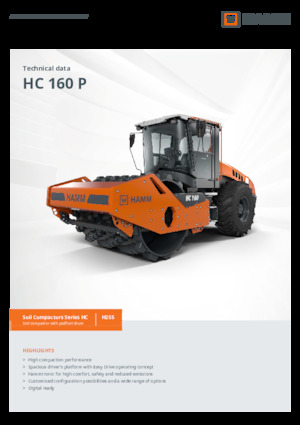 Enkele-trommelwals Hamm HC 160 P