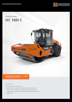 Enkele-trommelwals Hamm HC 160i C