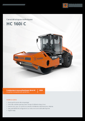 Enkele-trommelwals Hamm HC 160i C