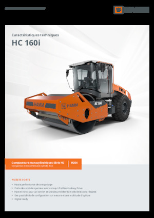 Enkele-trommelwals Hamm HC 160i