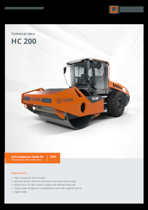 Enkele-trommelwals Hamm HC 200