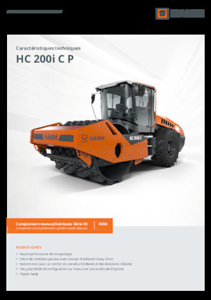 Enkele-trommelwals Hamm HC 200i C P