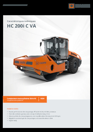 Enkele-trommelwals Hamm HC 200i C VA