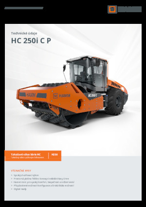 Enkele-trommelwals Hamm HC 250i C P