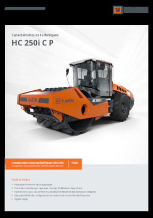 Enkele-trommelwals Hamm HC 250i C P