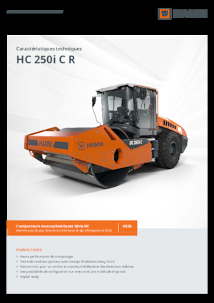 Enkele-trommelwals Hamm HC 250i C R