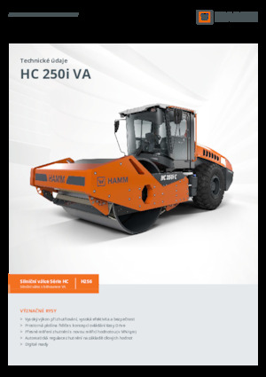 Enkele-trommelwals Hamm HC 250i C VA