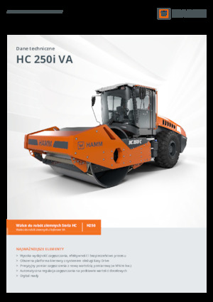 Enkele-trommelwals Hamm HC 250i C VA