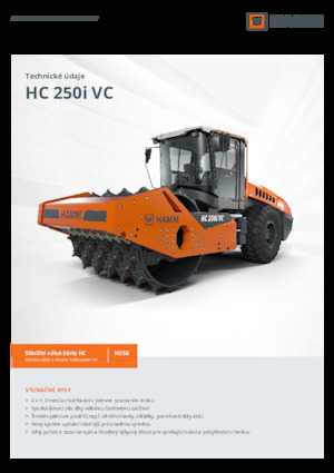 Enkele-trommelwals Hamm HC 250i VC