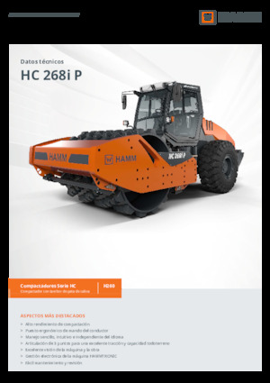 Enkele-trommelwals Hamm HC 268i P