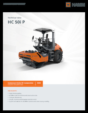 Enkele-trommelwals Hamm HC 50i P