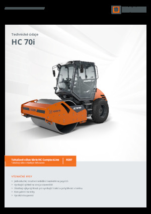 Enkele-trommelwals Hamm HC 70i