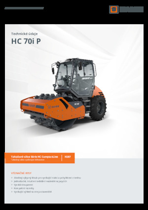 Enkele-trommelwals Hamm HC 70i P