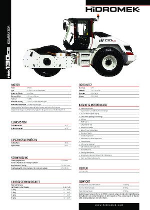 Enkele-trommelwals Hidromek HMK 130 CS