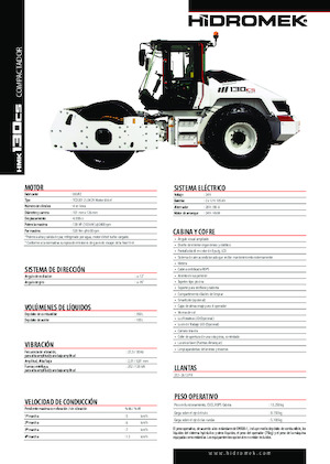 Enkele-trommelwals Hidromek HMK 130 CS
