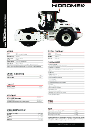 Enkele-trommelwals Hidromek HMK 130 CS