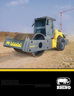 Enkele-trommelwals RHINO RC200