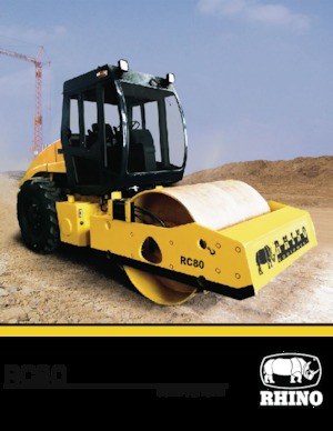 Enkele-trommelwals RHINO RC80