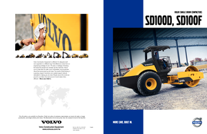 Enkele-trommelwals Volvo SD100D