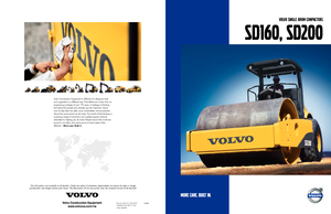 Enkele-trommelwals Volvo SD200DX