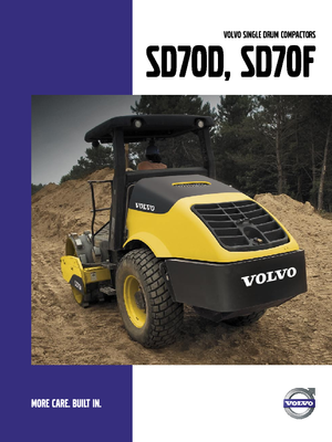 Enkele-trommelwals Volvo SD70D
