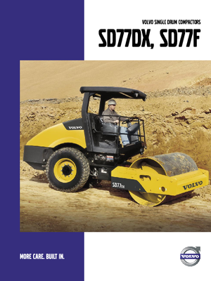 Enkele-trommelwals Volvo SD77DX