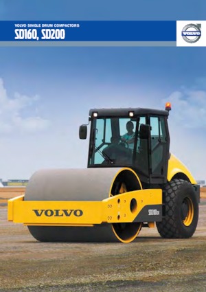 Enkele-trommelwals Volvo SD200