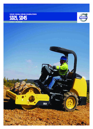 Enkele-trommelwals Volvo SD45