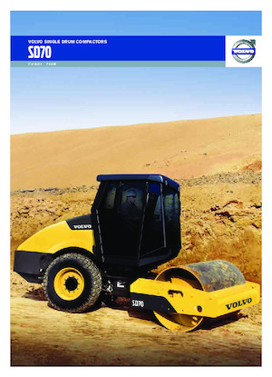 Enkele-trommelwals Volvo SD70