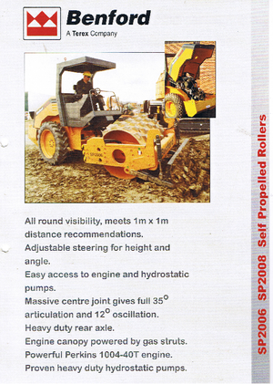 Enkele-trommelwals Benford SP 2006 D