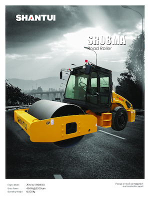 Enkele-trommelwals Shantui SR08MA 